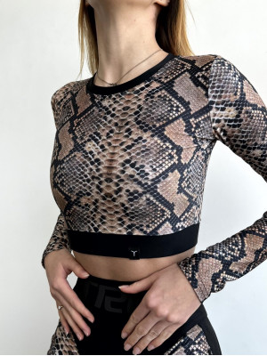 Shortened Rashguard FITRUN Rashguard Midi "Python"