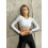 Shortened Rashguard FITRUN Mini Rash X "White"