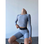 Shortened Rashguard FITRUN Rashguard Prime "Shine Silver"