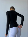 Long Sleeve Top FITRUN Long Sleeve Long "Total Black"