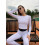 Shortened Rashguard FITRUN Rashguard Prime "Total White"