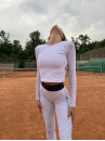 Shortened Rashguard FITRUN Rashguard Prime "Total White"