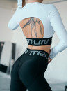 Топ с длинным рукавом FITRUN Long Sleeve Midi Open Back "Total White"