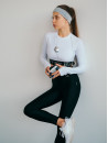 Топ с длинным рукавом FITRUN Long Sleeve Midi Open Back "Total White"