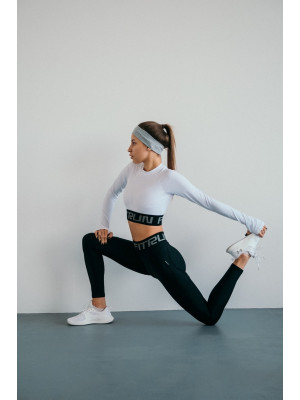 Long Sleeve Top FITRUN Long Sleeve Midi Open Back "Total White" Long Sleeve Top FITRUN Long Sleeve Midi Open Back "Total White"