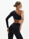Топ с длинным рукавом FITRUN Long Sleeve Racy "Total Black"