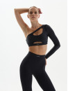 Топ с длинным рукавом FITRUN Long Sleeve Racy "Total Black"