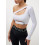Топ с длинным рукавом FITRUN Long Sleeve Racy "Total White"