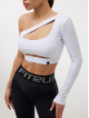 Топ с длинным рукавом FITRUN Long Sleeve Racy "Total White"