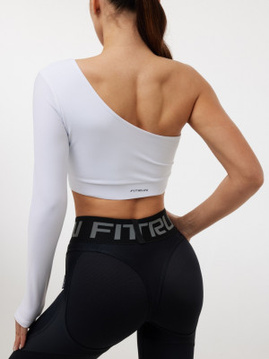 Топ з довгим рукавом FITRUN Long Sleeve Racy "Total White"