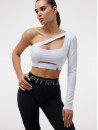 Топ с длинным рукавом FITRUN Long Sleeve Racy "Total White"