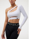 Топ с длинным рукавом FITRUN Long Sleeve Racy "Total White"