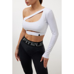 Shortened Rashguard FITRUN Rashguard Racy "Total White"