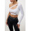 Shortened Rashguard FITRUN Rashguard Racy "Total White"