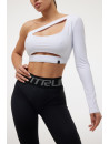 Long Sleeve Top FITRUN Long Sleeve Racy "Total White"