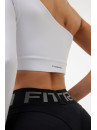 Укорочений рашгард FITRUN Rashguard Racy "Total White"