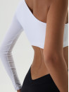 Топ с длинным рукавом FITRUN Long Sleeve Racy "Total White"