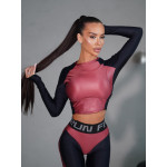 Топ с длинным рукавом FITRUN Long Sleeve Vivid "Wine Blaze"