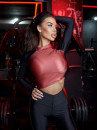 Топ с длинным рукавом FITRUN Long Sleeve Vivid "Wine Blaze"