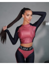 Топ з довгим рукавом FITRUN  Long Sleeve Vivid "Wine Blaze"