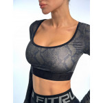 Shortened Rashguard FITRUN Rashguard Bliss "Black Python"