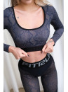 Shortened Rashguard FITRUN Rashguard Bliss "Black Python"