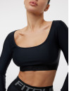 Топ з довгим рукавом FITRUN Long Sleeve Bliss "Total Black"