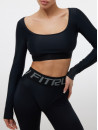 Топ з довгим рукавом FITRUN Long Sleeve Bliss "Total Black"