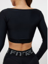 Топ з довгим рукавом FITRUN Long Sleeve Bliss "Total Black"