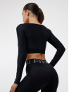 Топ з довгим рукавом FITRUN Long Sleeve Bliss "Total Black"