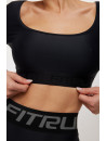 Long Sleeve Top FITRUN Long Sleeve Bliss "Total Black"