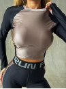 Укороченный рашгард FITRUN Rashguard Vivid "Beige Blaze"