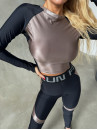 Укорочений рашгард FITRUN Rashguard Vivid "Beige Blaze"