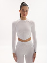 Long-sleeved top FITRUN Long Sleeve-Corset Versa "White VE"