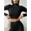 Shortened Rashguard FITRUN Rashguard Versa "Black VE"