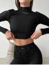 Укороченный рашгард FITRUN Rashguard Versa "Black VE"