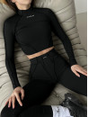 Long-sleeved top FITRUN Long Sleeve Versa "Black VE"