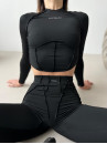 Shortened Rashguard FITRUN Rashguard-Corset Versa "Black VE"