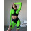 Shortened Rashguard FITRUN Rashguard NICE "Neon Green Relief"