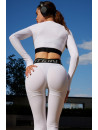 Топ з довгим рукавом FITRUN Long Sleeve NICE "Total White Relief"