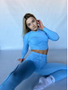 Топ з довгим рукавом FITRUN Long Sleeve-Corset Versa "Sky VE"