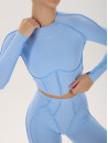 Long-sleeved top FITRUN Long Sleeve-Corset Versa "Sky VE"