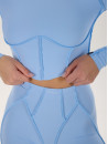 Long-sleeved top FITRUN Long Sleeve-Corset Versa "Sky VE"