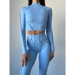 Shortened Rashguard FITRUN Rashguard Versa "Sky VE"