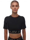 Футболка FITRUN T-shirt Open Back "Total Black"