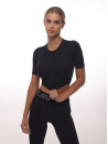 Футболка FITRUN T-shirt NICE "Total Black Relief"