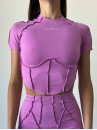 Укорочений рашгард FITRUN Rashguard-Corset T-shirt Versa "Fuchsia VE"