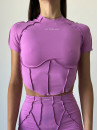 FITRUN T-shirt-Corset Versa "Fuchsia VE"