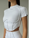 Футболка FITRUN T-shirt-Corset Versa  "White VE"