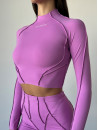 Топ з довгим рукавом FITRUN Long Sleeve Versa "Fuchsia VE"